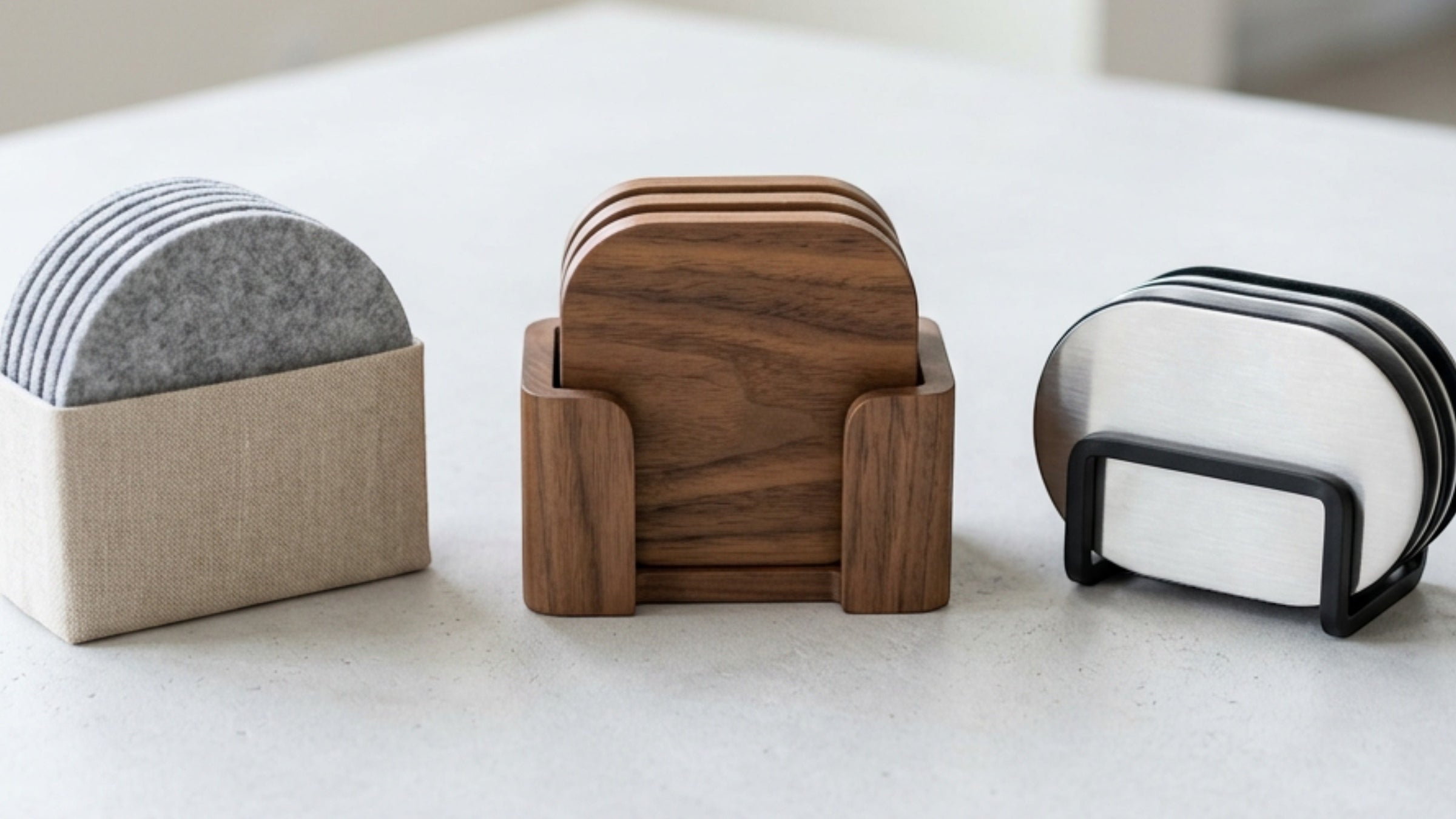 Ywjnp Minimalist Drink Coasters